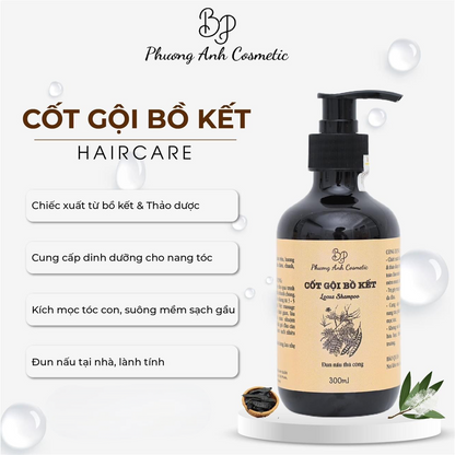 Cốt Gội Bồ Kết - Locust Shampoo 300ml